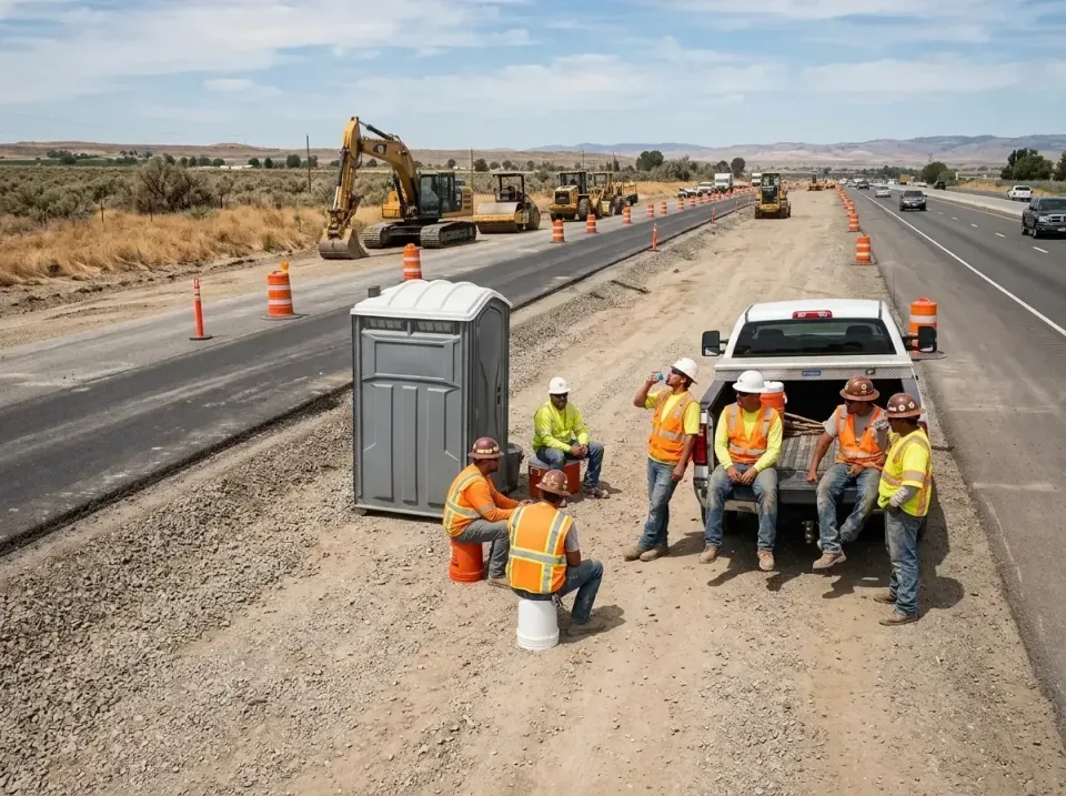 highway-road-construction-crew-007 — frequently asked questions, Porta Potty and Restroom Rentals in Verona, MS